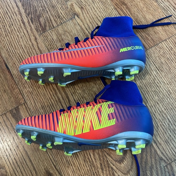 Boy’s Nike Mercurial Vapor Superfly 5 DF FG ACC Soccer Cleats. Size 2.5Y. - Picture 7 of 13
